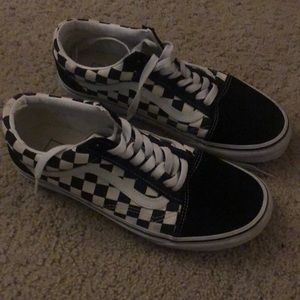 new black and white checkered vans